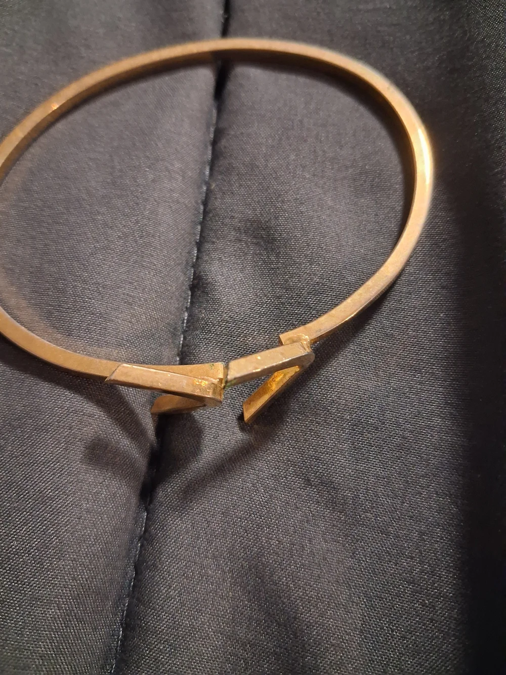 Gold Arrow Open Cuff Bracelet - Unbranded